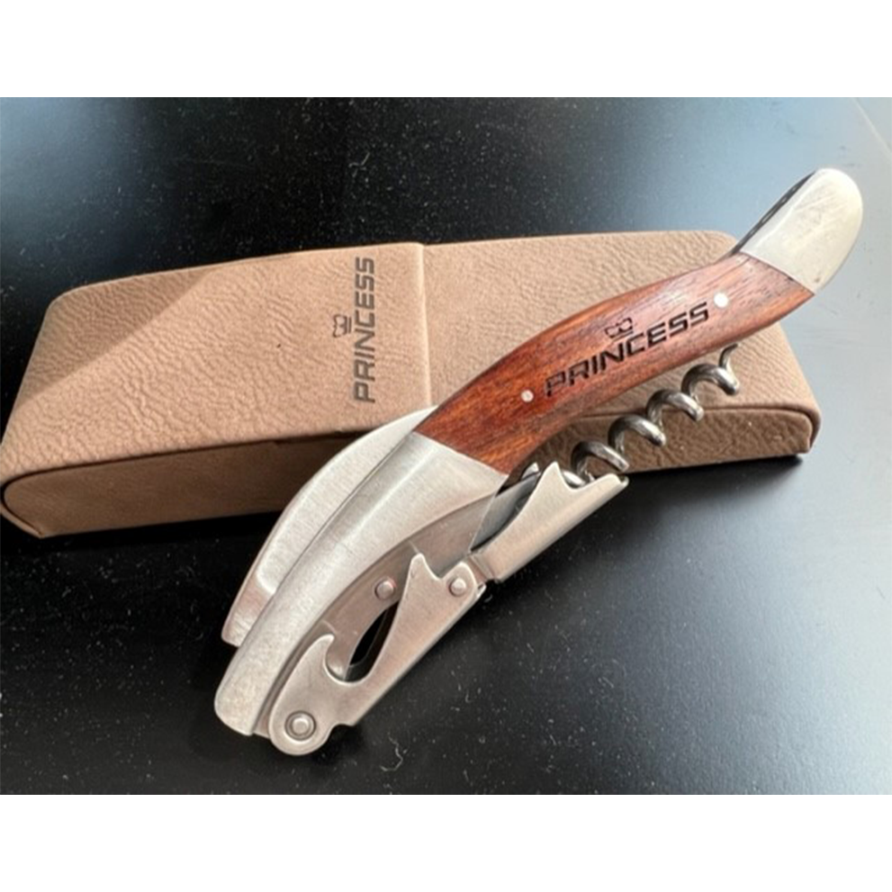 Princess Wine Key in Leather Pouch