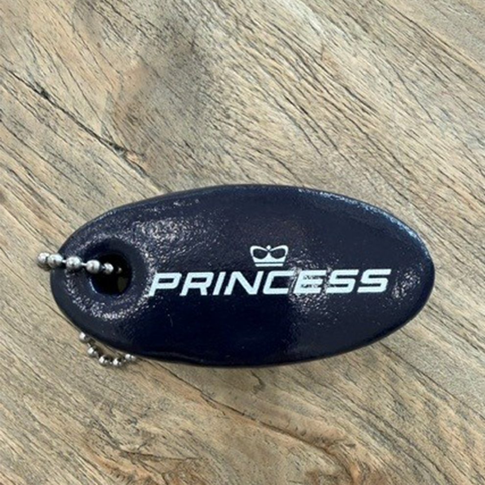Princess Oval Floating Keychain