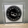 Lucite Tray with Logo