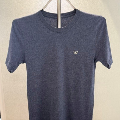 'Yacht Lines' Short Sleeve T-Shirt, Heatherd Navy - Unisex