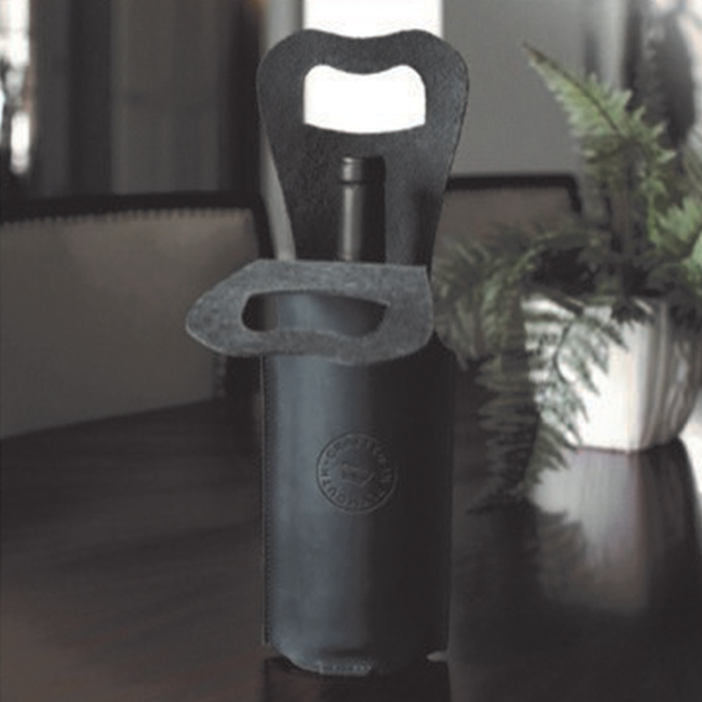 Leather Wine Bottle Holder