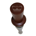 Rosewood Crown Wine Stopper with Box